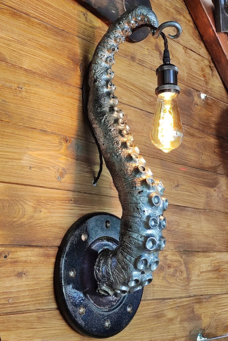 🐙🔮Handmade Magic Touch Octopus Tentacle Lamp